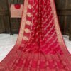 Zari n Meenakari Weaving in Full Saree