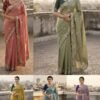 Soft Vichitra Silk Designer Saree with Thread & Sequence Work
