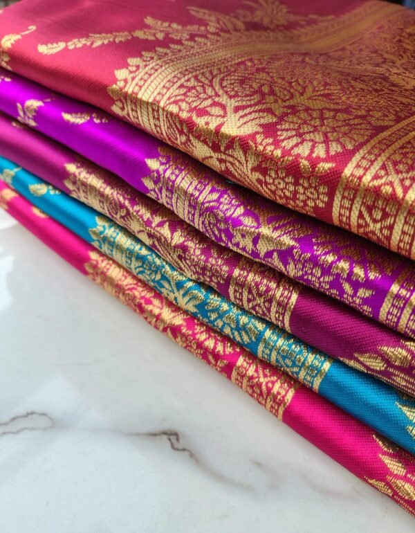 IMG-20260223-WA0051 Red Banarasi Soft Silk Saree with Traditional Weaving