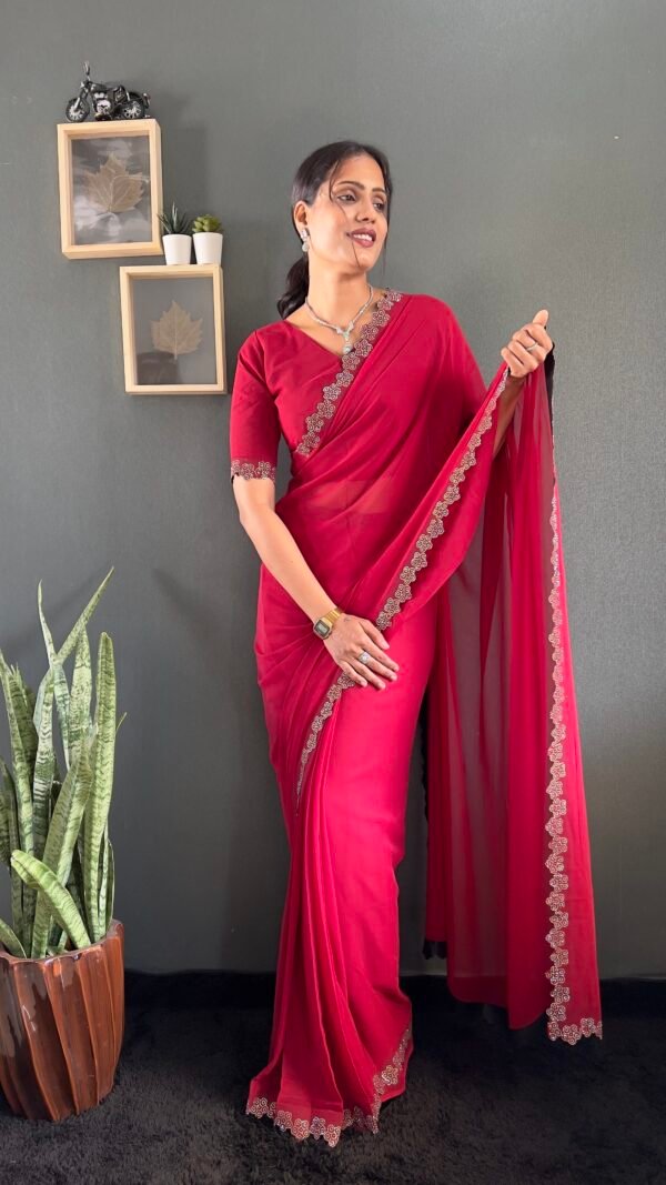 IMG_20260223_123035_711 Red Georgette Saree with Swarovski Diamond Work