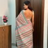 Mul Cotton Ready to Wear Printed Saree with Pocket