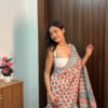 Mul Cotton Ready to Wear Printed Saree with Pocket